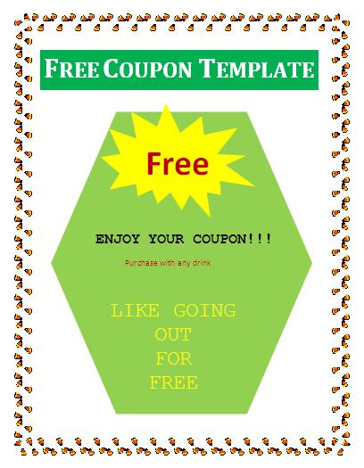 Coupon Templates Free Download Images