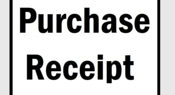 Purchase Receipt Template