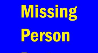 Missing Person Poster Template