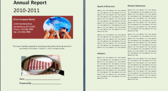 Annual Report Template