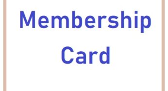 Membership Card Template