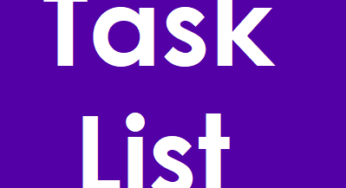 Task List Template